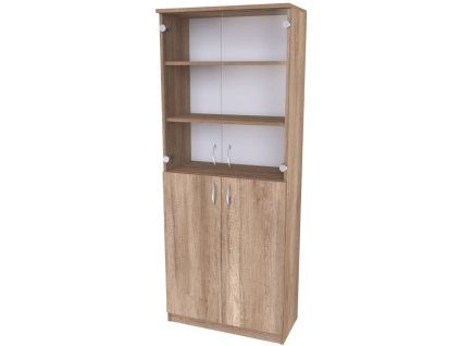 Skříň program sektor č.9 prosklená - hl. 43 cm