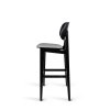 Barová židle LULA masiv - buk (černá)