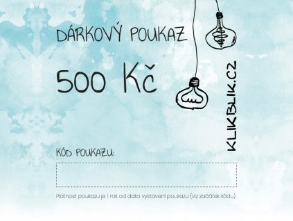 poukaz 500CZK