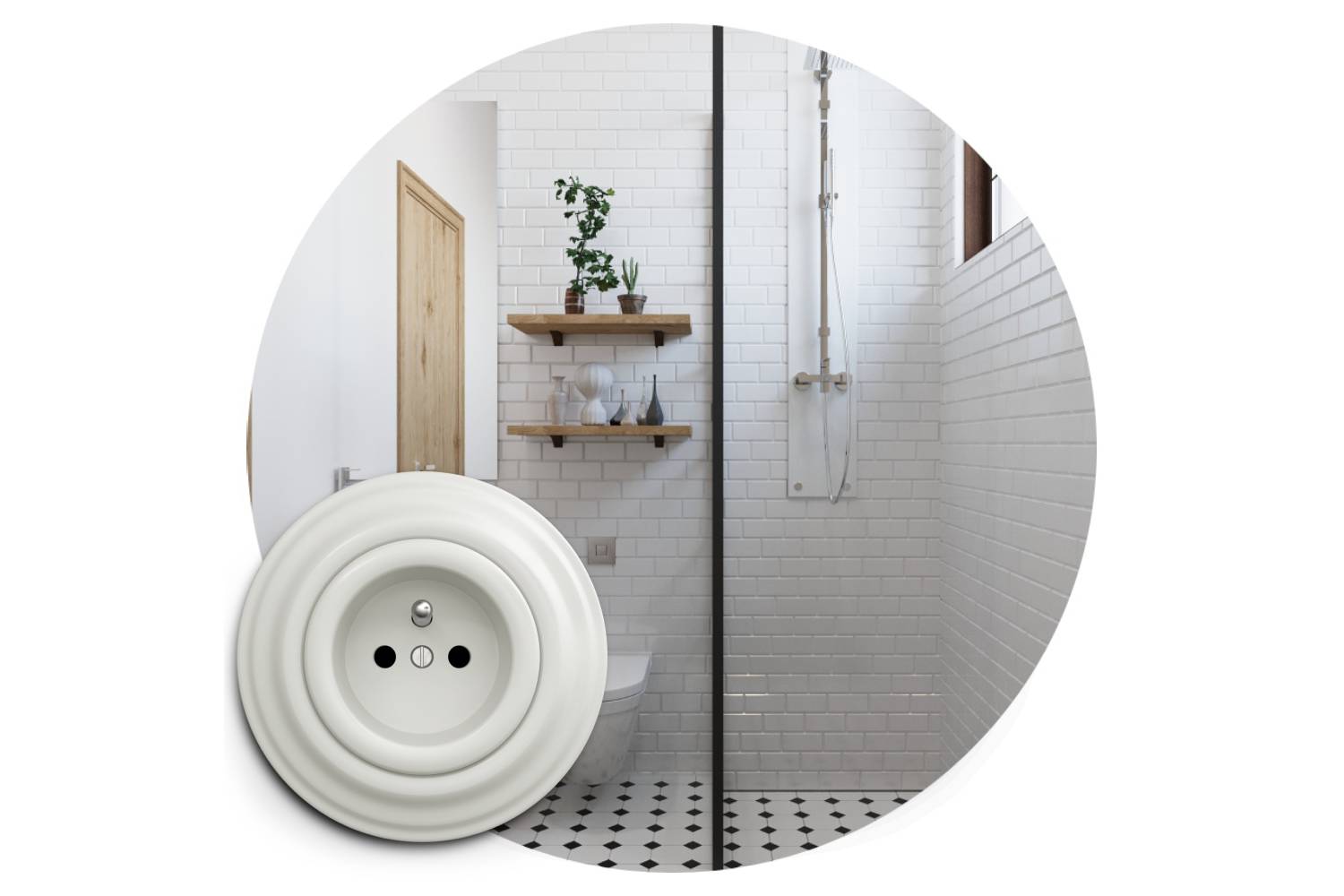 Zásuvky v kúpeľni alebo bezpečnosť na prvom mieste