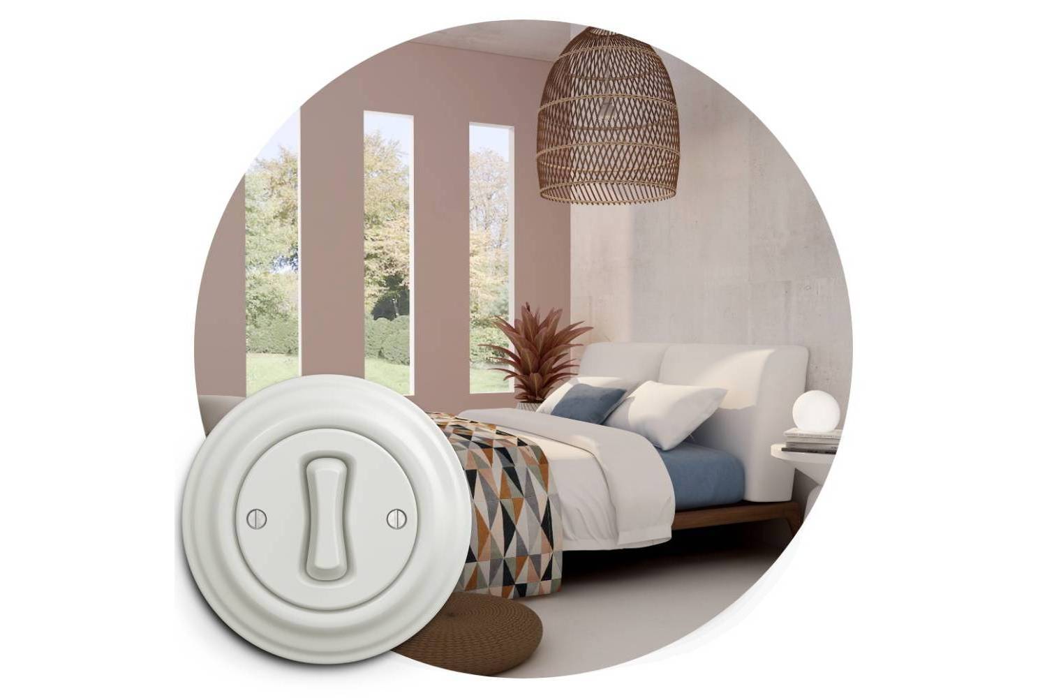 Ako správne umiestniť zásuvky a vypínače v spálni?