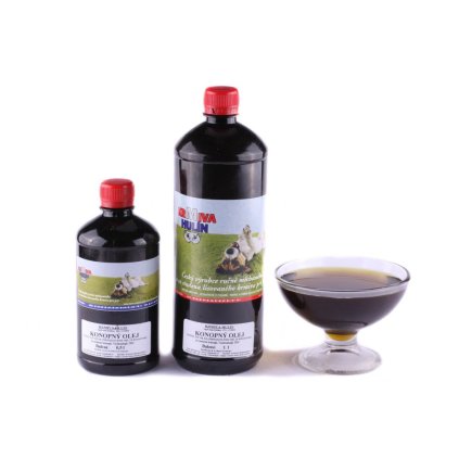 Konopný olej - pro psy, 500 ml