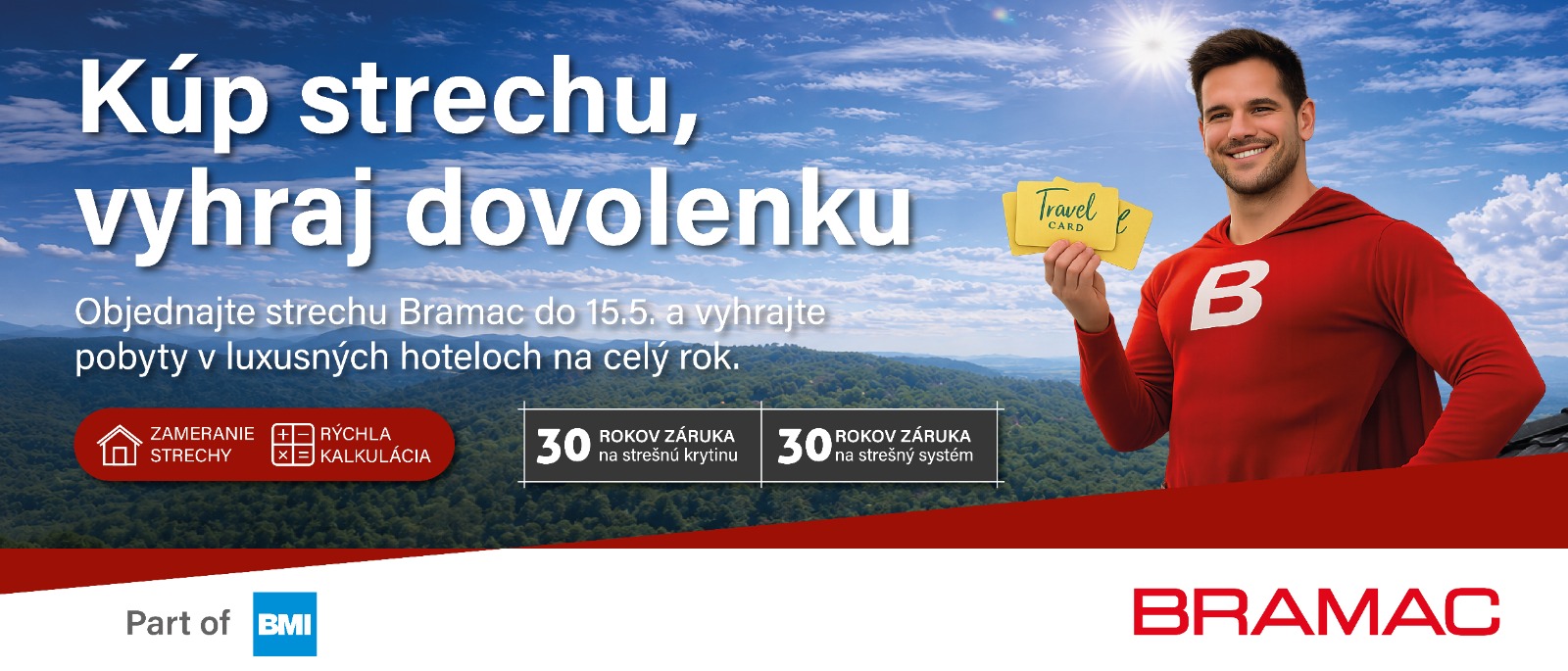 Bramac - kúp strechu, vyhraj dovolenku
