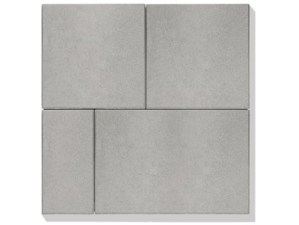 Premac City XL dlažba 8cm 50 x 25 cm sivo-biela
