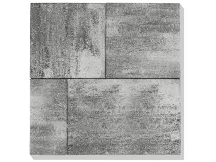 Premac City XL dlažba 8cm 50 x 25 cm sivo-grafitová