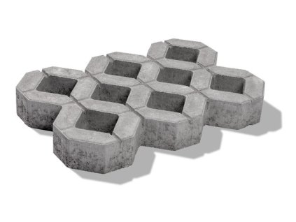 Premac Vega Eko dlažba 8cm 61 x 40,5cm sivá