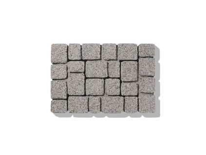 Premac Cube aquaflair dlažba - kombi 6cm sivá žula