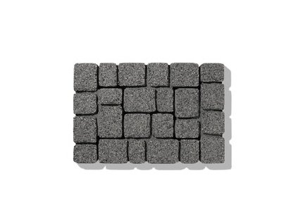 Premac Cube aquaflair dlažba - kombi 6cm grafitový čadič