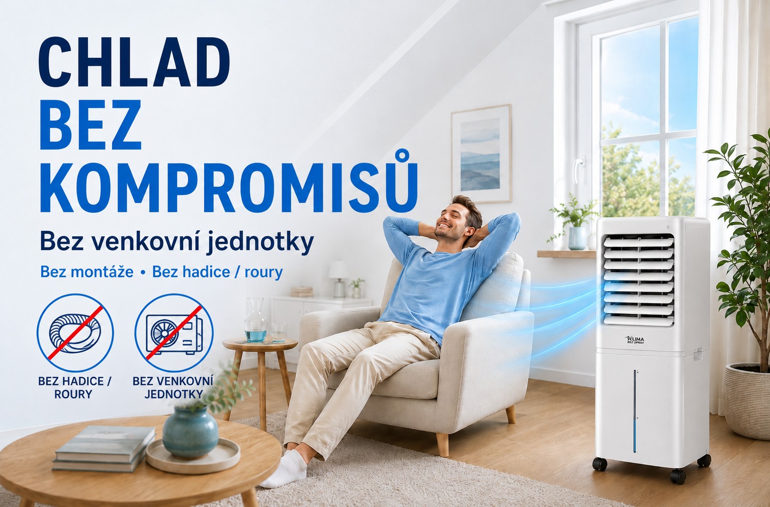 Chlad bez kompromisů: Klimatizace bez venkovní jednotky, které mění pravidla hry