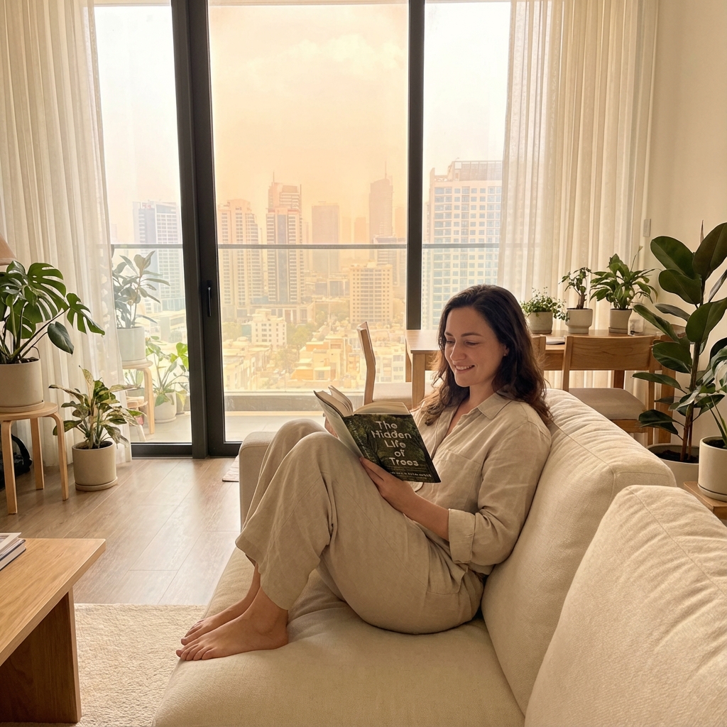 Oáza pokoja v obývačke