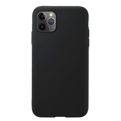 eng pl Silicone Case Soft Flexible Rubber Cover for iPhone 11 Pro black 54177 1