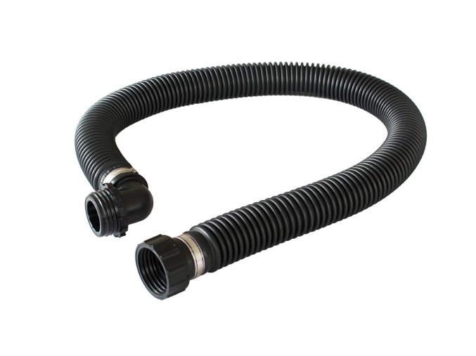 Rubber hose CA40x1/7"- CA40x1/7" 90° CleanAIR