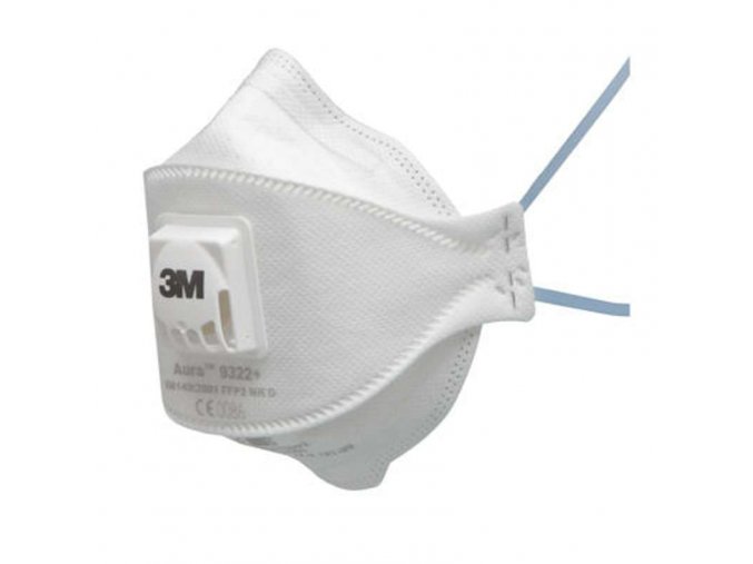 Disposable Respirator 3M Aura 9322+ FFP2 exhalation valve