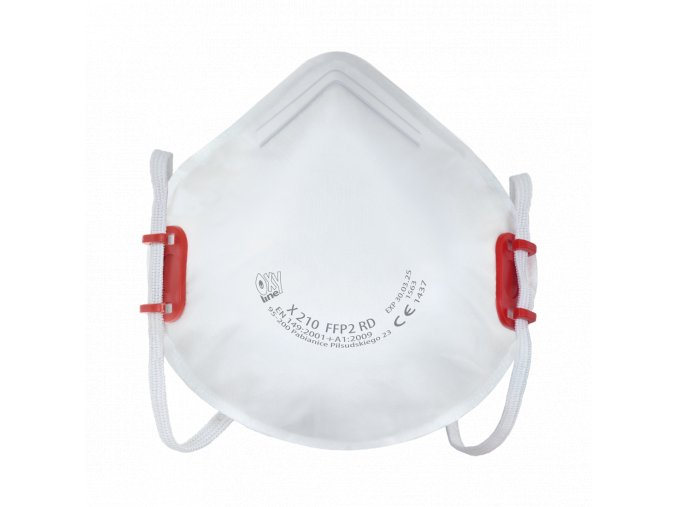 Disposable Respirator OXYLINE X 210 FFP2 RD without valve