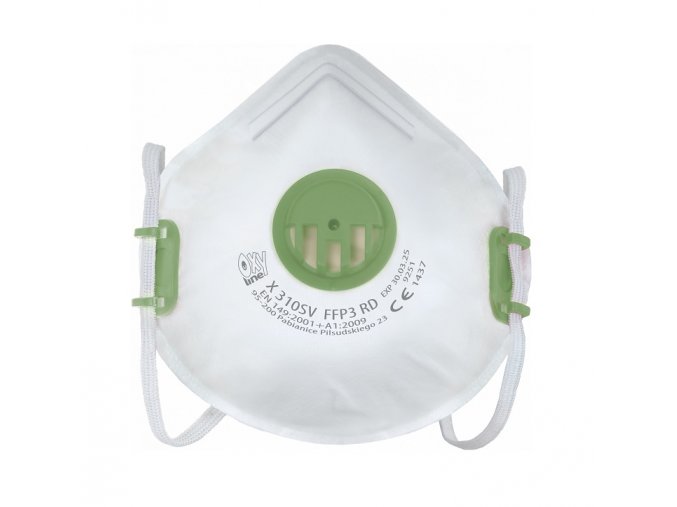 Disposable Respirator OXYLINE X 310 SV FFP3 RD