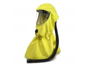 Chemical resistant hood with neck and shoulder protection FLOWHOOD 25