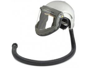 Face shield with PROCAP helmet with visor DIN 5.0