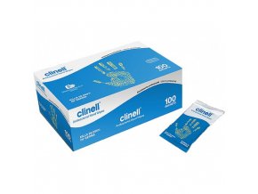 Clinell Antibacterial Hand Wipes 100 pcs disinfectant - bactericidal - virucidal wipes