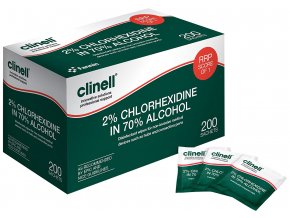 Clinell dezinfekční ubrousky Alcoholic Chlorhexidine 240ks