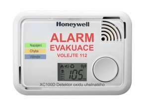 Detektor CO (oxid uhelnatý) autonomní alarm Honeywell XC100D CS