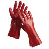 Pracovní rukavice máčené Červa REDSTART PVC 27 cm