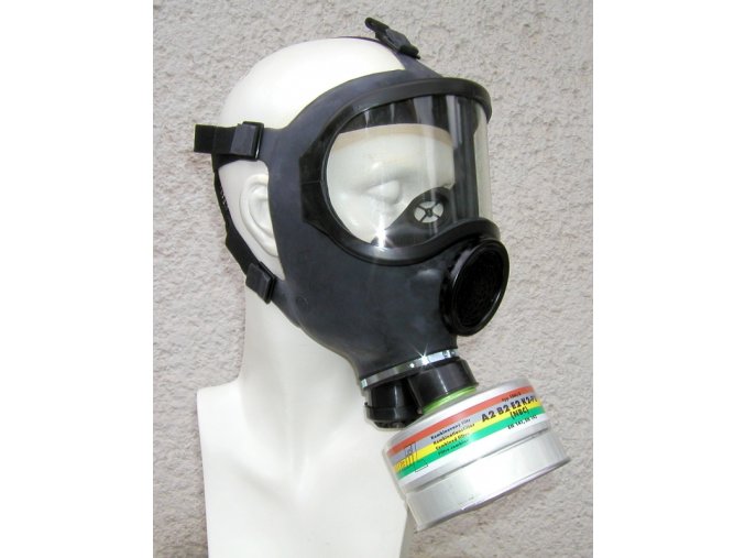 Ochranná celotvárová maska Guzu CM-5D 40x1/7 (Velikost 4)