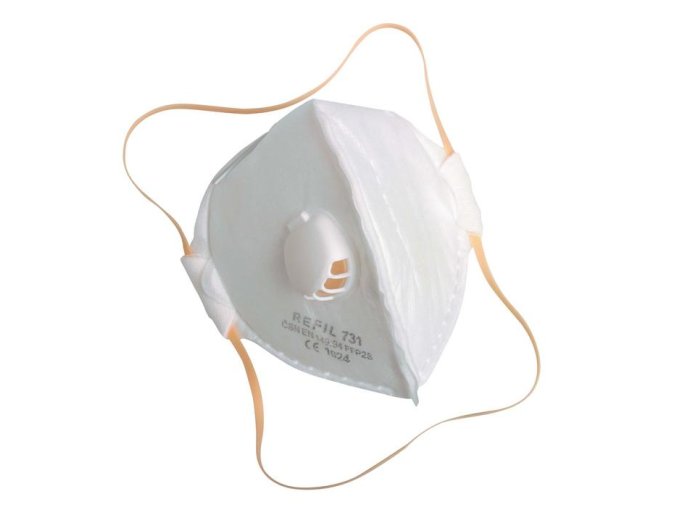 2799 respirator refil 731 ffp2 skladaci s ventilkem