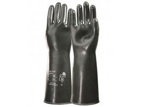 Chemické rukavice BUTOJECT 898 (Barva Černá, Velikost 08)