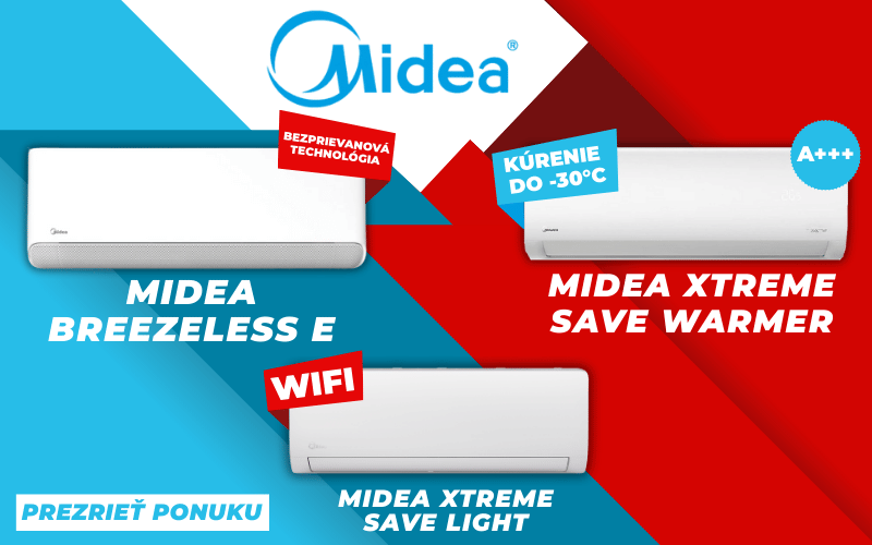MIDEA Klimatizácie 2