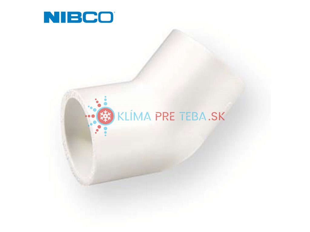 PVC NIBCO koleno 45° 2