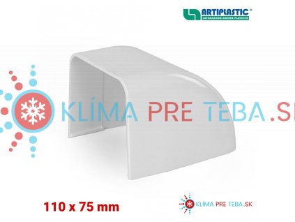 PVC koncovka Artiplastic 12 1208TT k žľabu 110x75mm 2