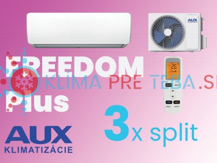 nástenne klimatizacie AUX Freedom Plus 3