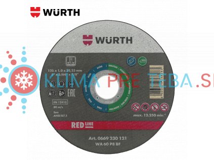 REZNY KOTUC RED LINE NEREZ D125MMX1,0MM