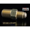 Mosadzná spojka (adaptér) 14 SAE x 14 NPT – 2 HVAC servis