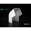 PVC vnější nastavitelný roh 80x60 mm k žlabu Artiplastic 08 0821ER W 6