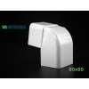 PVC vnější nastavitelný roh 80x60 mm k žlabu Artiplastic 08 0821ER W 2