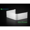 PVC spojka žľabu 110 75mm 12 1204GC Artiplastic 1