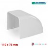 PVC koncovka Artiplastic 12 1208TT k žľabu 110x75mm 2