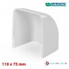 PVC koncovka Artiplastic 12 1208TT k žľabu 110x75mm 1