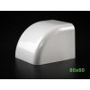 PVC koncovka k žľabu 80x60mm Artiplastic 08 0808TT W 1 bez loga