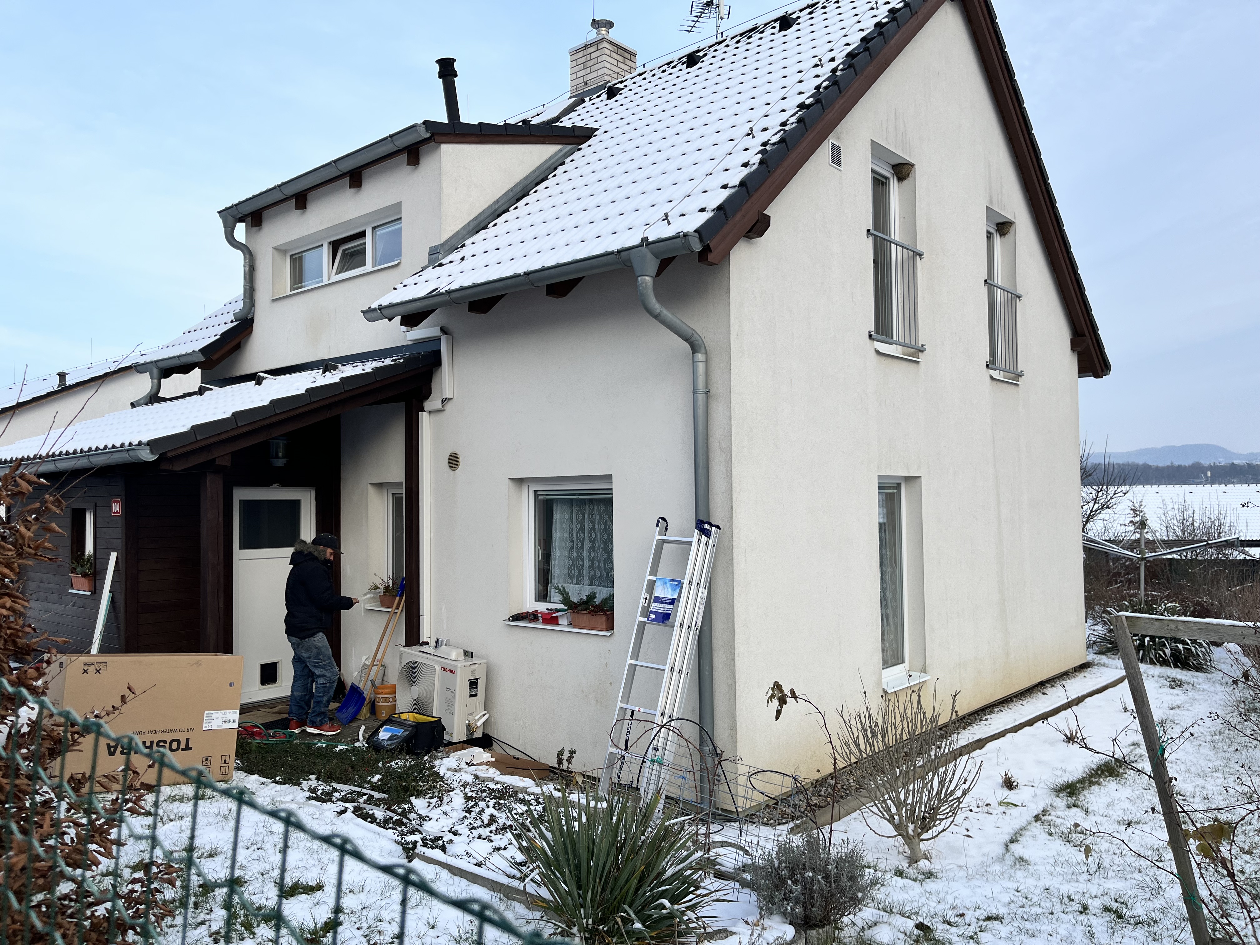 Montáž tepelného čerpadla Křižatky u Berouna