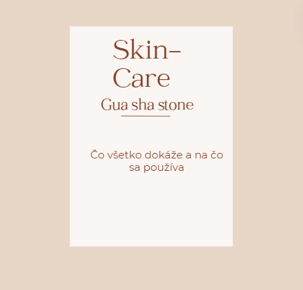 Čo je to Guasha stone a na čo sa používa ?