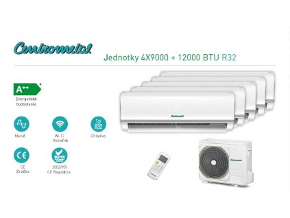 4x9000+12000 BTU R32