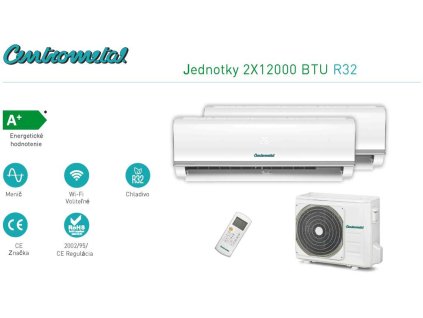 Multisplit 2x12000 BTU R32