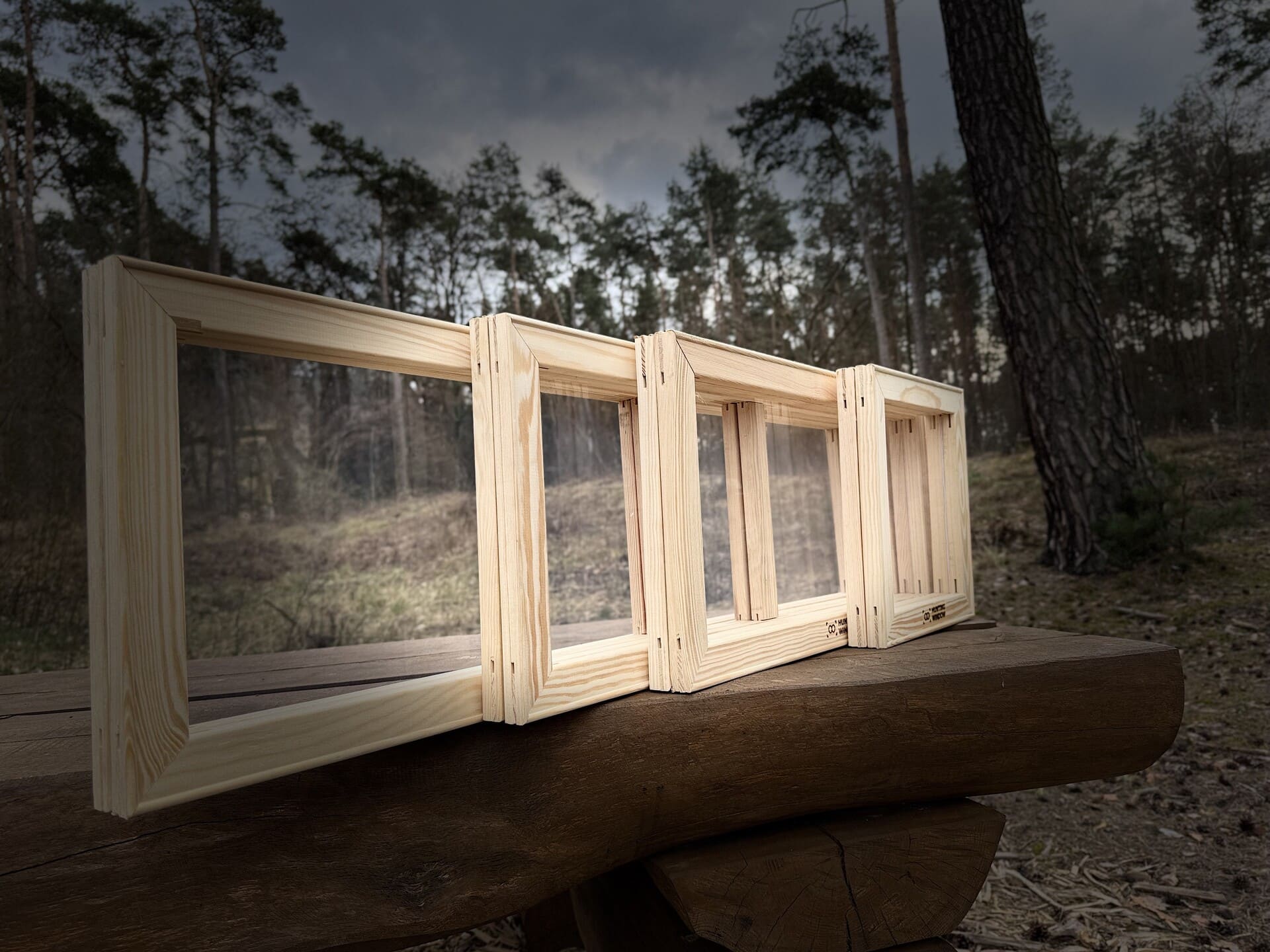 Konstrukce termovizních oken Hunting Window