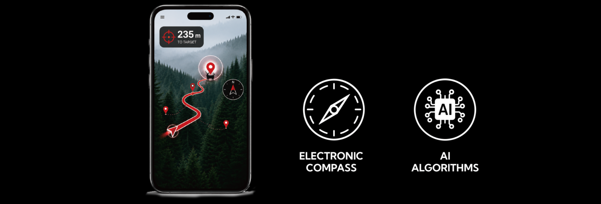 NOCPIX ACE 2 – elektronický kompas a AI algoritmy
