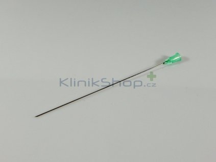 Injekční jehla jednorázová - zelená 0,8mm x 120mm