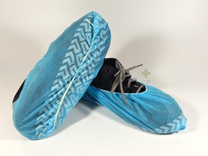 Návleky na obuv z netkané textilie s protiskluzovou úpravou