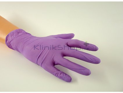 Nitrilové rukavice Fialové