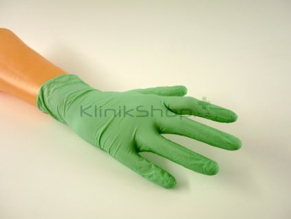 Nitrilové rukavice Zelené